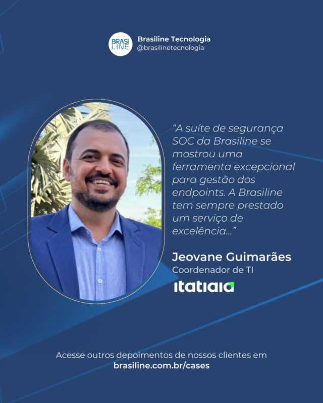 Segurança que acompanha o ritmo de quem lidera o mercado. 🚀Com uma operação industrial de grande escala e presença internacional, a 𝐈𝐭𝐚𝐭𝐢𝐚𝐢𝐚 precisava de uma abordagem de cibersegurança mais eficiente, integrada e sem complexidade. Com o 𝐒𝐎𝐂 𝟑𝟔𝟎 𝐝𝐚 𝐁𝐫𝐚𝐬𝐢𝐥𝐢𝐧𝐞, a empresa conquistou mais visibilidade, automação e controle em uma única plataforma, reduzindo ruídos e ganhando agilidade na resposta a incidentes.👉 Confira o case completo e veja como elevamos o nível de proteção da operação: https://zurl.co/rLSa2 #CaseDeSucesso #SOC360 #Itatiaia #GestãoDeTI #BrasilineTecnologia