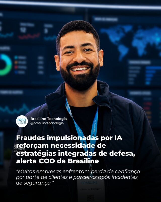 O avanço da Inteligência Artificial está criando novas oportunidades para os negócios e também novas ameaças para a segurança digital.Nesta matéria, Luiz Henrique Silveira, COO da Brasiline, comenta como ataques impulsionados por IA estão tornando fraudes, golpes e invasões cada vez mais sofisticados, exigindo das empresas uma postura mais preventiva e estratégica em cibersegurança.💬 “Hoje vemos ataques mais rápidos e difíceis de identificar, o que exige das empresas uma postura cada vez mais preventiva em relação à cibersegurança.”📖 Acesse e saiba mais: https://zurl.co/tsqND #Ciberseguranca #InteligenciaArtificial #SOC360 #SegurancaDigital #BrasilineTecnologia